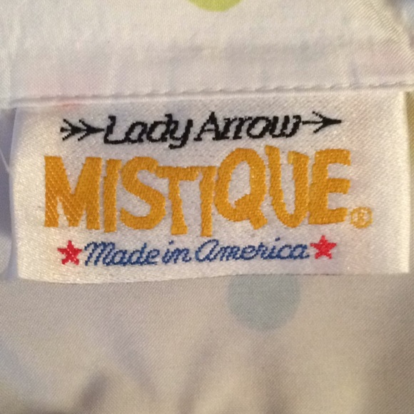 Vintage MISTIQUE multi-colored polka dot blouse - Picture 5 of 5